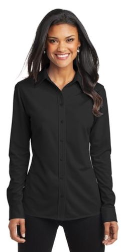 Ladies Knit Dress Shirt image thumbnail