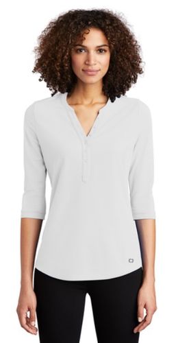 Ladies OGIO Henley 3/4 Sleeves image thumbnail
