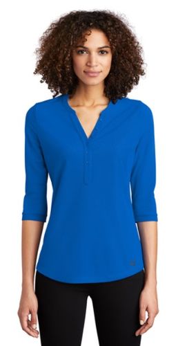 Ladies OGIO Henley 3/4 Sleeves image thumbnail