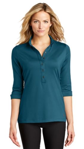 Ladies OGIO 3/4 Sleeve Polo image thumbnail