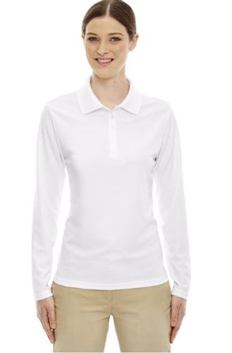 Ladies Long Sleeve Performance Polo image thumbnail