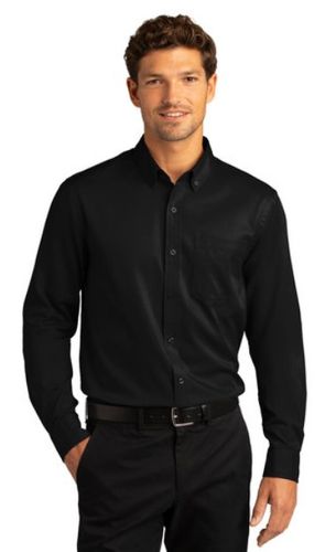 Men's Long Sleeve SuperPro React Twill Shirt image thumbnail