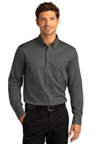 Men's Long Sleeve SuperPro React Twill Shirt image thumbnail