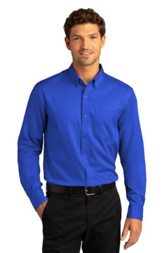Men's Long Sleeve SuperPro React Twill Shirt image thumbnail