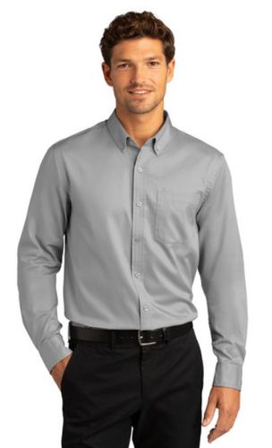 Men's Long Sleeve SuperPro React Twill Shirt image thumbnail