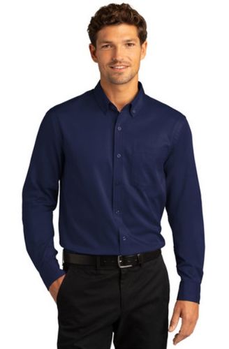 Men's Long Sleeve SuperPro React Twill Shirt image thumbnail