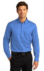 Image of Men's Long Sleeve SuperPro React Twill Shirt