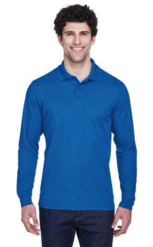 Men's Long Sleeve Performance Polo image thumbnail