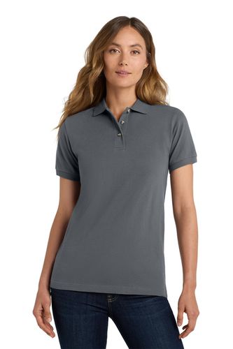 Women's Heavyweight Cotton Pique Polo image thumbnail