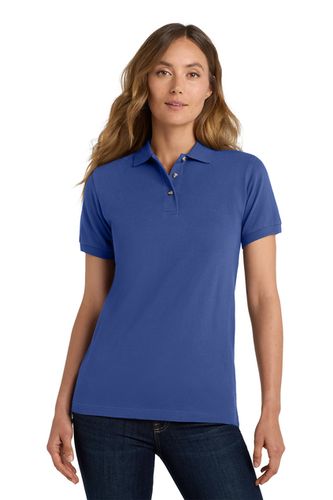 Women's Heavyweight Cotton Pique Polo image thumbnail