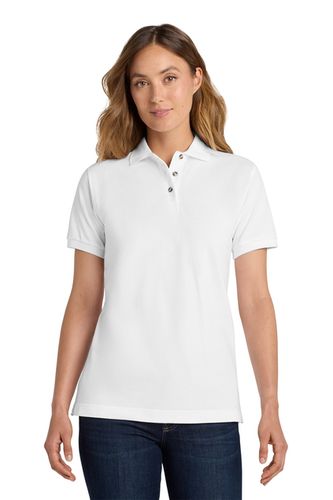 Women's Heavyweight Cotton Pique Polo image thumbnail