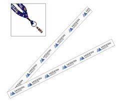 Image of Modern Health 3/4" Dye-Sublimated Metal Crimp Split-Ring &  Bulldog Clip Lanyard