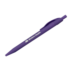 Image of Modern Health Sleek Write Rubberized Pen (Purple)