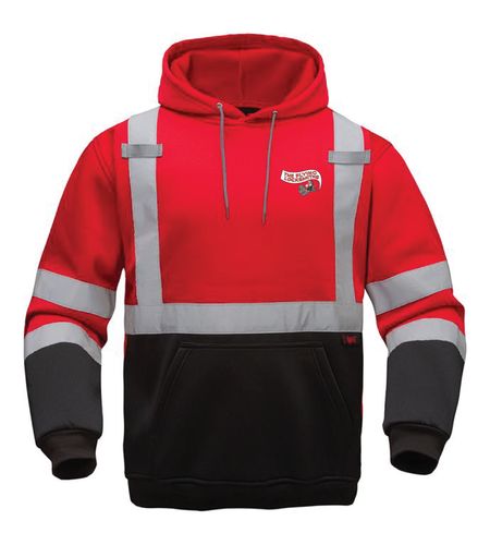 Non-Ansi Pullover Sweatshirt With Reflective Tape image thumbnail