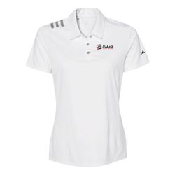 Image of Adidas - Women's 3-Stripes Shoulder Polo