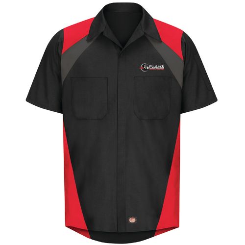 Red Kap Tri-Color Shop Shirt - FlyLock image thumbnail