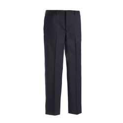 Image of Men's Black Easy Fit Flat Front Pants