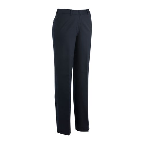 Ladies Navy Agate R&R Flat Front Dress Pants image thumbnail