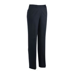 Image of Ladies Navy Agate R&R Flat Front Dress Pants