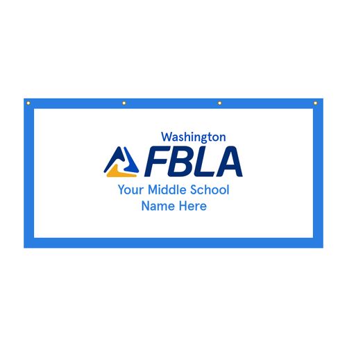 Middle School Banner (Personalized) image thumbnail