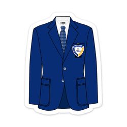 Image of Blue Blazer Decal