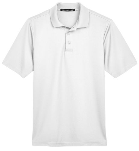 Devon & Jones CrownLux Performance™ Men's Plaited Polo image thumbnail
