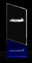 Image of 7" F35 Crystal Award