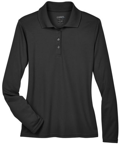 Ladies' Pinnacle Performance Long-Sleeve Piqué Polo image thumbnail