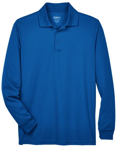 Military Veterans Pinnacle Performance Long-Sleeve Piqué Polo image thumbnail