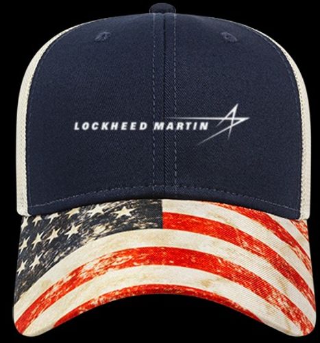 Sublimated Flag Visor Cap with Mesh Back image thumbnail
