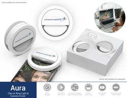Image of Aura Clip-On Ring Light $ Camera Cover
