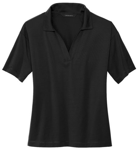 Women's Stretch Jersey Polo image thumbnail