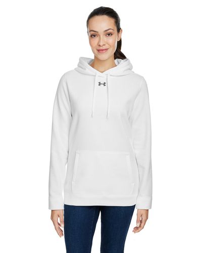 Under Armour Ladies Hustle Pullover Hooded Sweatshirt image thumbnail