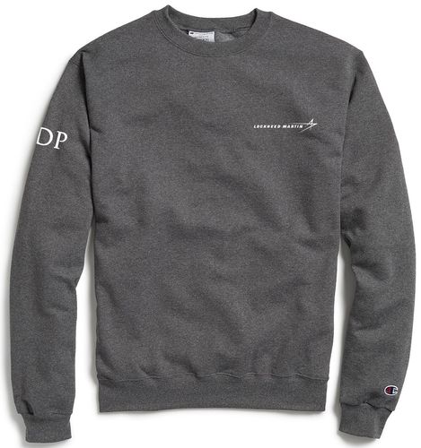Champion Adult Powerblend® Crewneck Sweatshirt Charcoal Heather image thumbnail