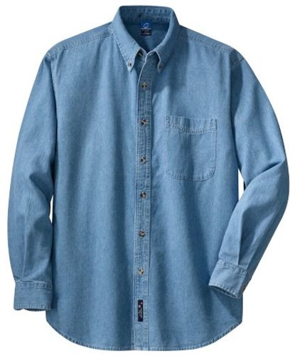 Long Sleeve Denim Shirt image thumbnail