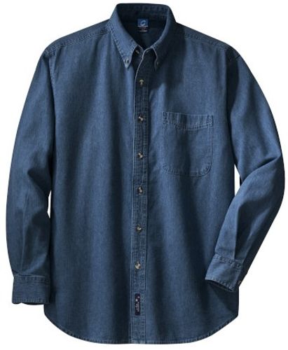 Long Sleeve Denim Shirt image thumbnail