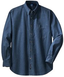 Image of Long Sleeve Denim Shirt