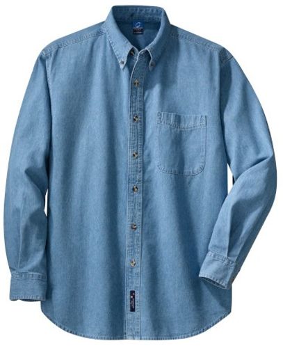 Long Sleeve Denim Shirt image thumbnail