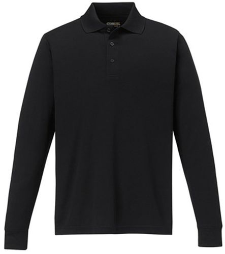Pinnacle Performance Long-Sleeve Piqué Polo image thumbnail