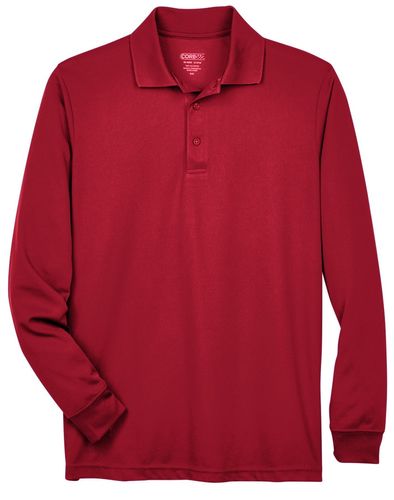 Pinnacle Performance Long-Sleeve Piqué Polo image thumbnail