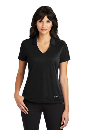 Nike Ladies Dri-FIT Vertical Mesh Polo image thumbnail