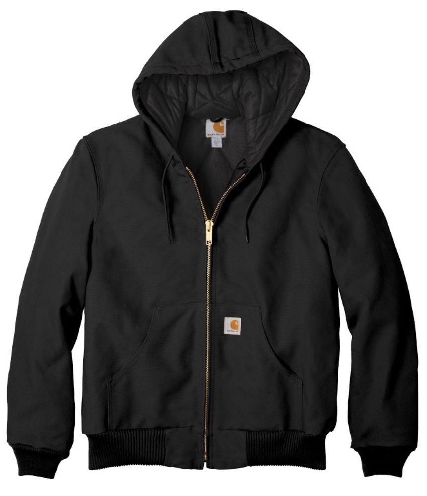 Carhartt ® Quilted-Flannel-Lined Duck Active Jacket primary image