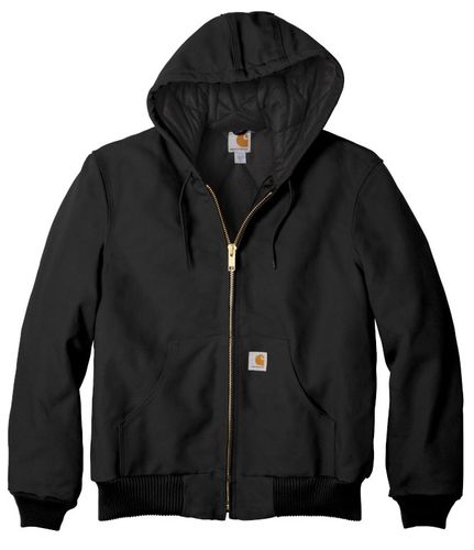 Carhartt ® Quilted-Flannel-Lined Duck Active Jacket image thumbnail