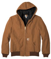 Image of Carhartt ® Quilted-Flannel-Lined Duck Active Jacket
