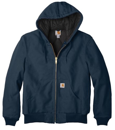 Carhartt ® Quilted-Flannel-Lined Duck Active Jacket image thumbnail