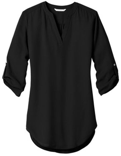 Port Authority Ladies 3/4 Sleeve Tunic Blouse image thumbnail