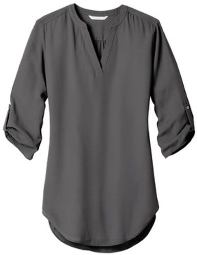 Port Authority Ladies 3/4 Sleeve Tunic Blouse image thumbnail