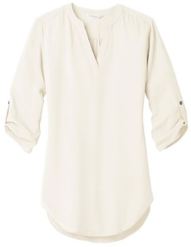 Port Authority Ladies 3/4 Sleeve Tunic Blouse image thumbnail