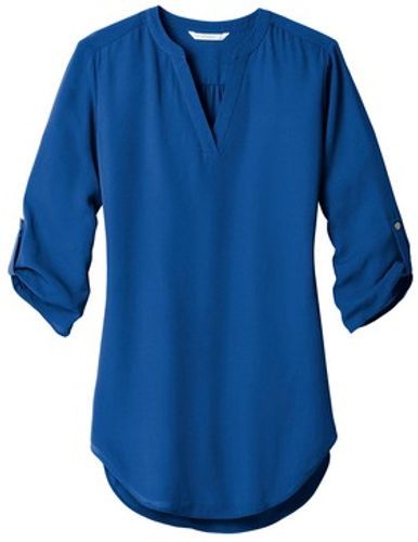 Port Authority Ladies 3/4 Sleeve Tunic Blouse image thumbnail