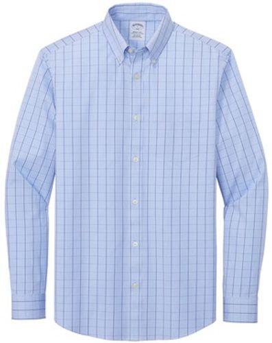 Brooks Brothers® Wrinkle-Free Stretch Patterned Shirt image thumbnail